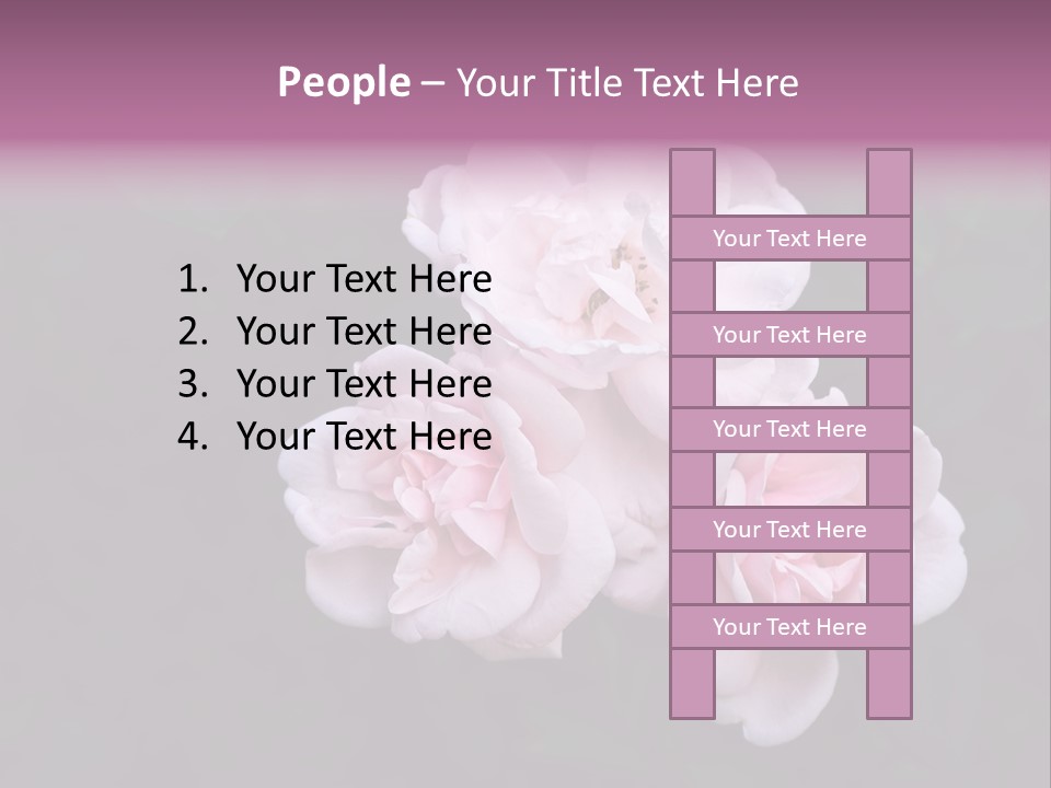 Wild Nature Pink PowerPoint Template