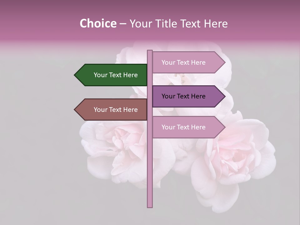 Wild Nature Pink PowerPoint Template