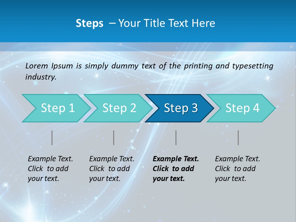 Star Design Year PowerPoint Template