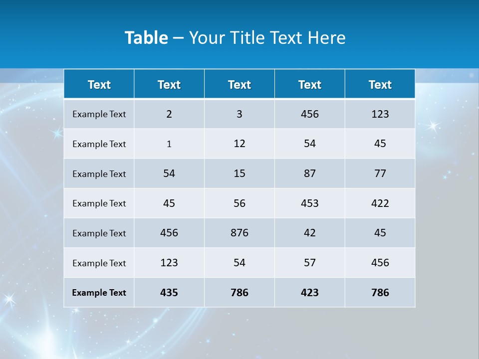 Star Design Year PowerPoint Template