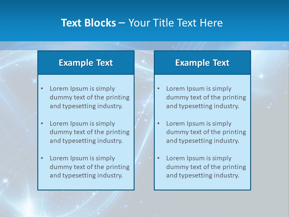 Star Design Year PowerPoint Template