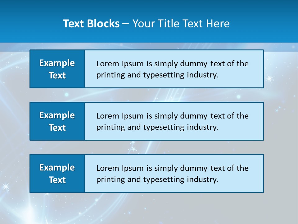 Star Design Year PowerPoint Template