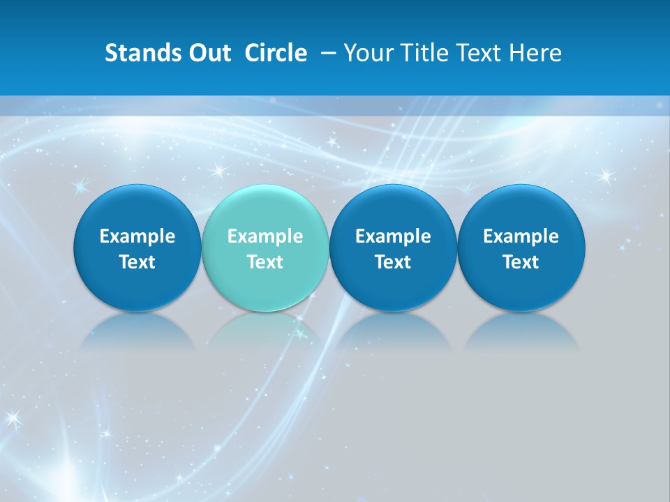 Star Design Year PowerPoint Template