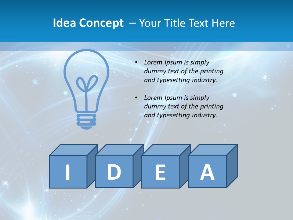 Star Design Year PowerPoint Template