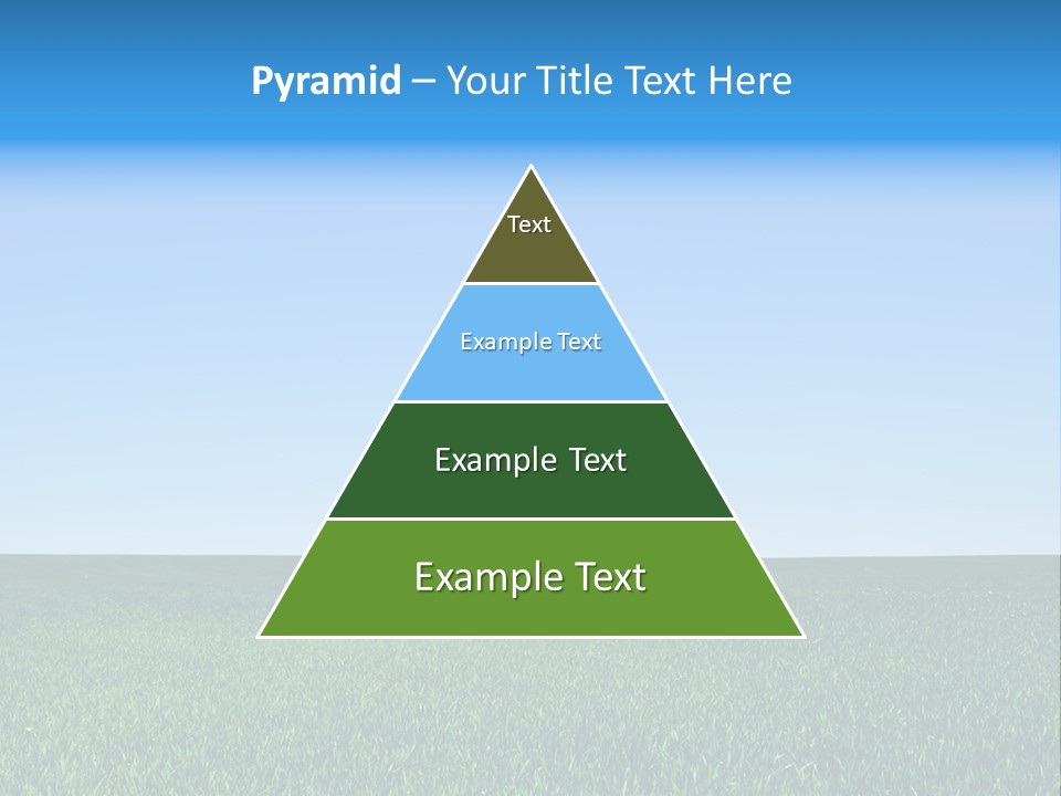 Spring Pasture Sunlight PowerPoint Template