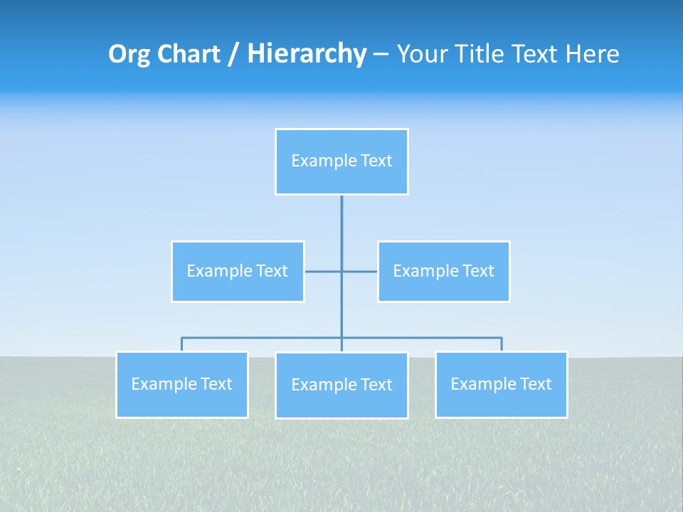 Spring Pasture Sunlight PowerPoint Template