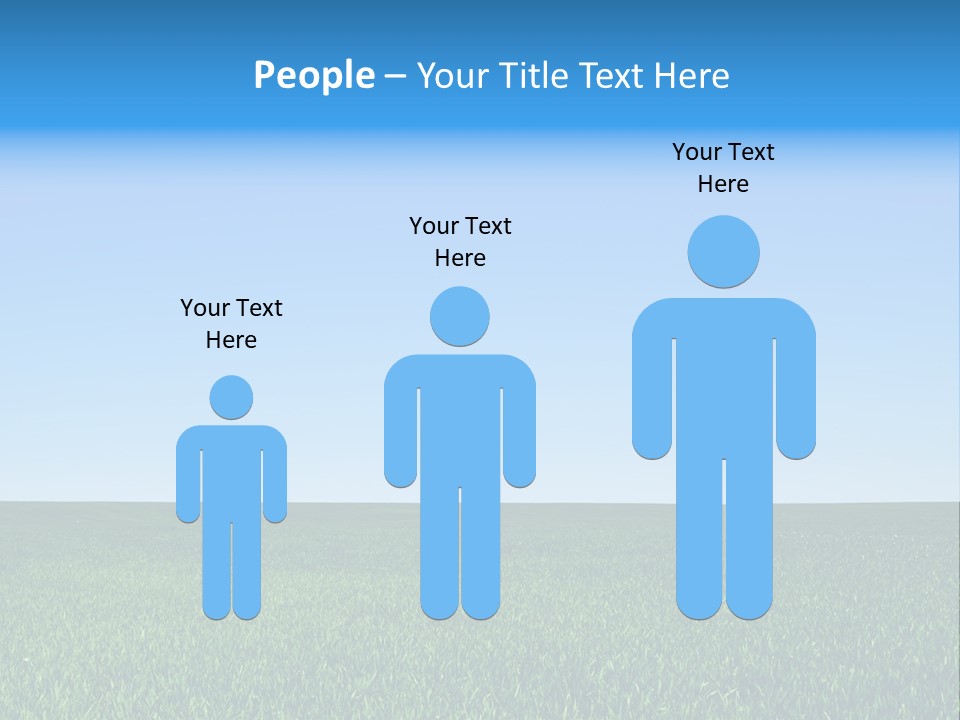 Spring Pasture Sunlight PowerPoint Template