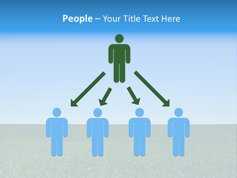 Spring Pasture Sunlight PowerPoint Template