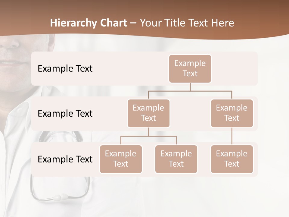 A Man In A White Coat With A Stethoscope On His Chest PowerPoint Template