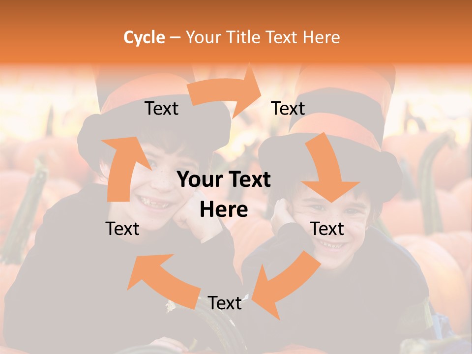 Model Garden Green PowerPoint Template