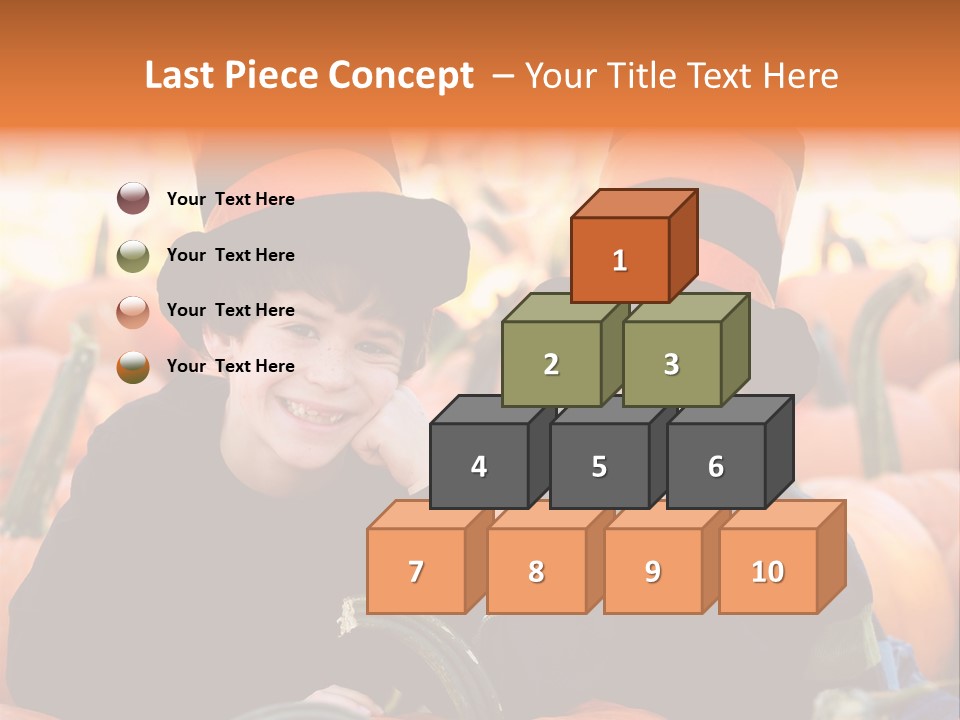 Model Garden Green PowerPoint Template