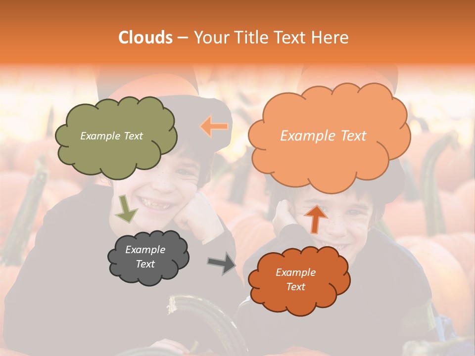 Model Garden Green PowerPoint Template