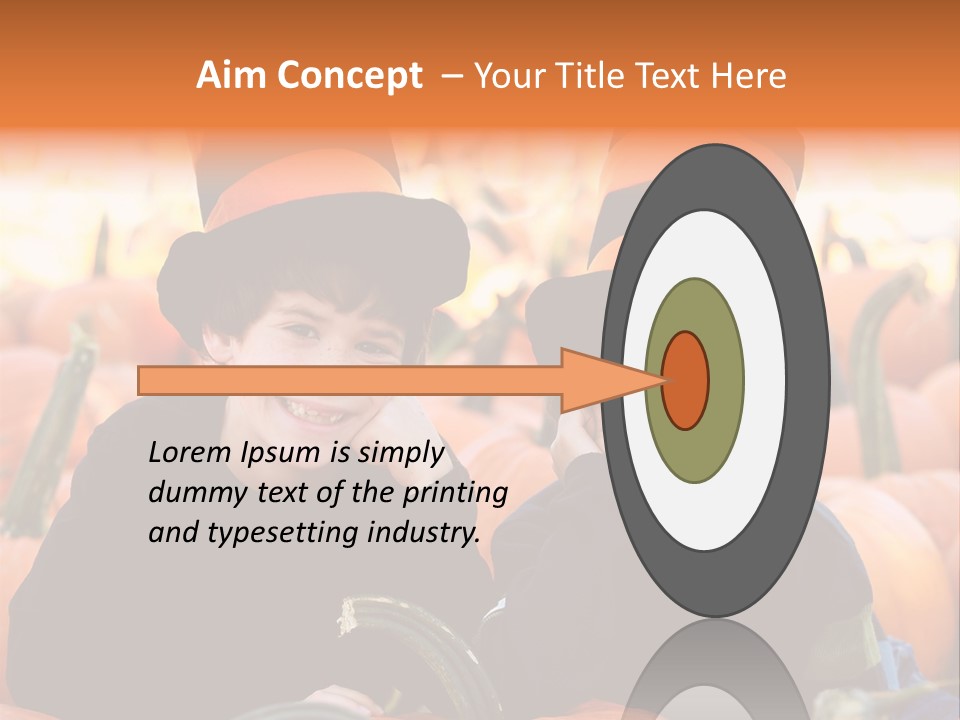 Model Garden Green PowerPoint Template