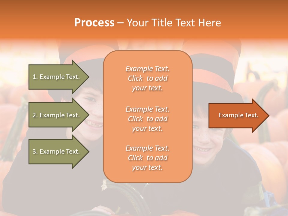 Model Garden Green PowerPoint Template