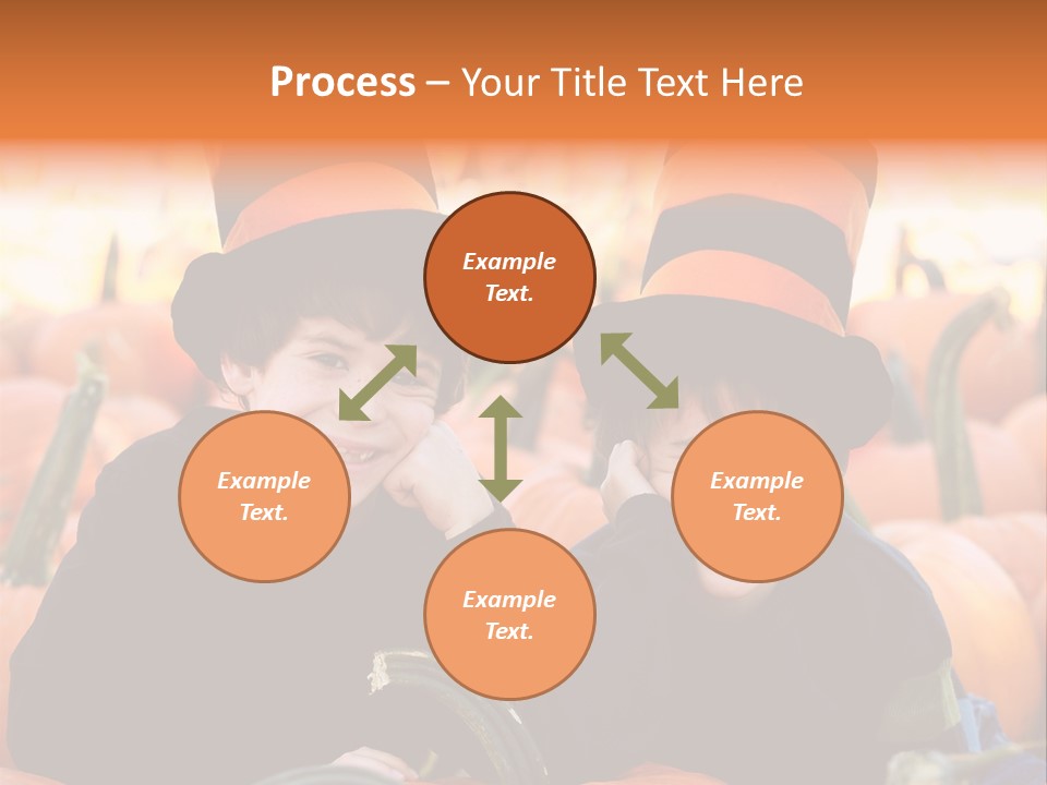 Model Garden Green PowerPoint Template