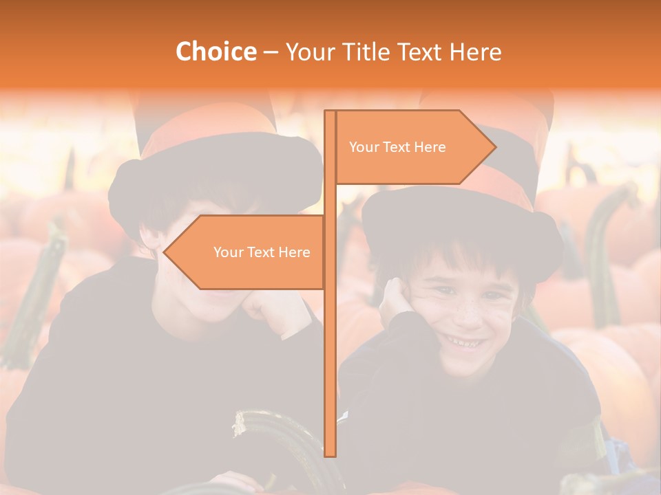 Model Garden Green PowerPoint Template