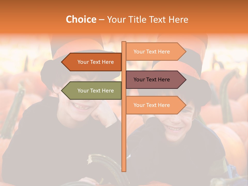 Model Garden Green PowerPoint Template