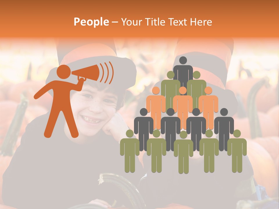 Model Garden Green PowerPoint Template