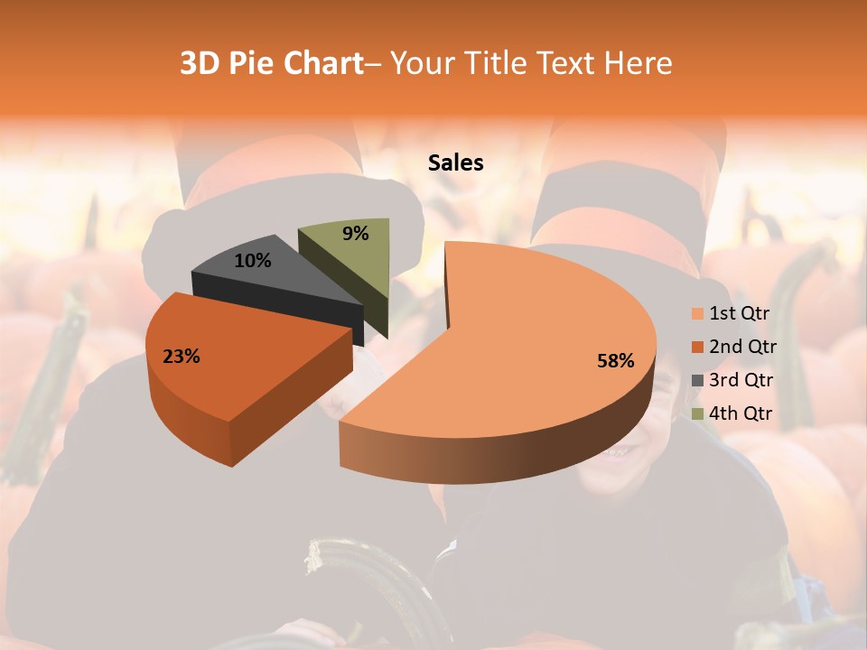 Model Garden Green PowerPoint Template