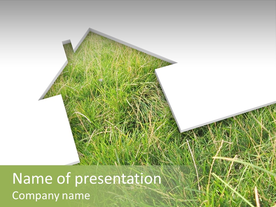 Model Garden Green PowerPoint Template