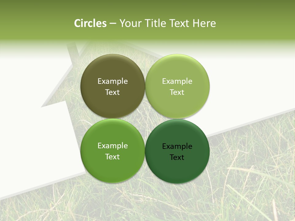 Model Garden Green PowerPoint Template