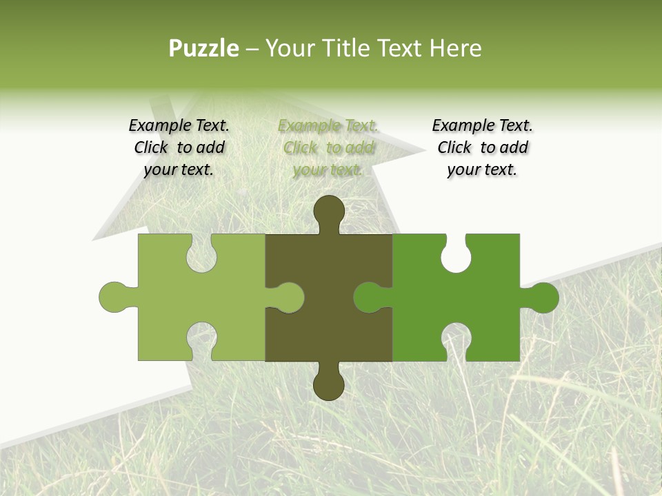 Model Garden Green PowerPoint Template