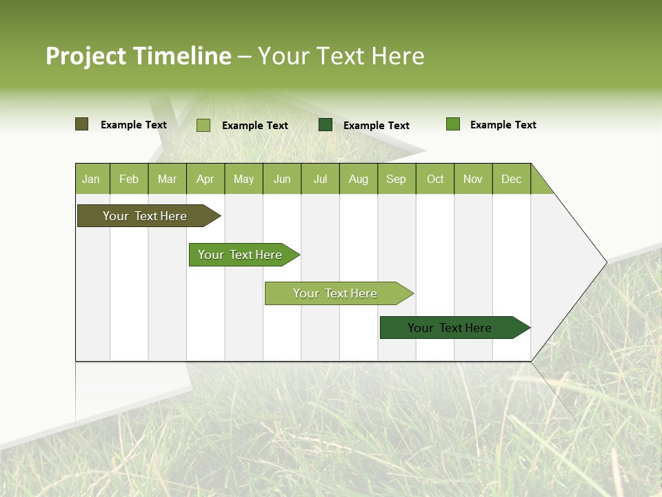 Model Garden Green PowerPoint Template