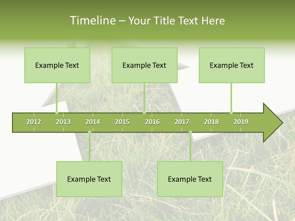 Model Garden Green PowerPoint Template