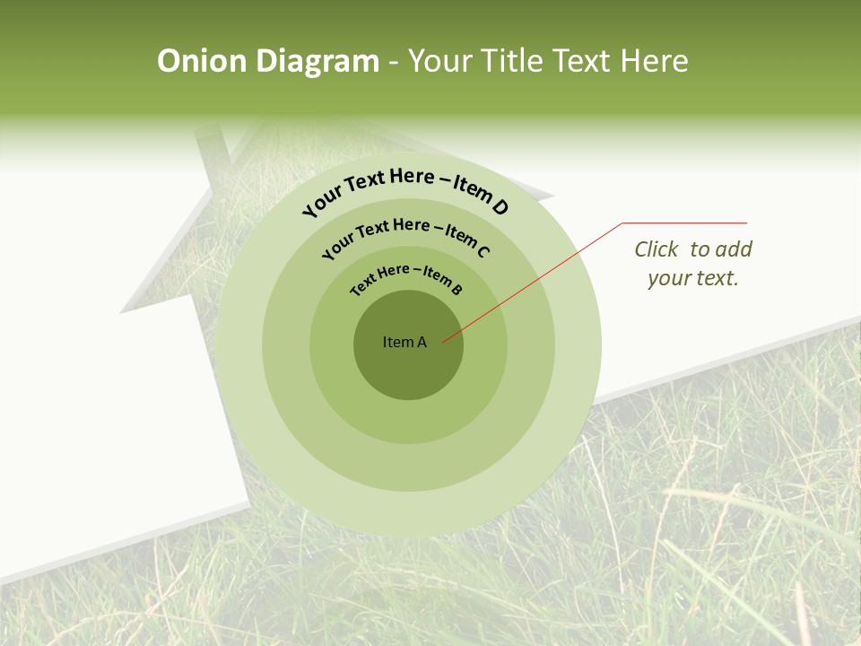 Model Garden Green PowerPoint Template