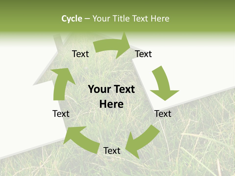 Model Garden Green PowerPoint Template