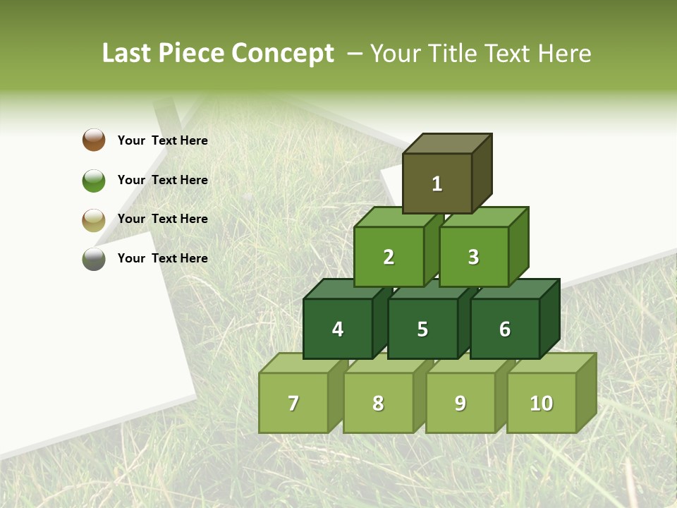 Model Garden Green PowerPoint Template