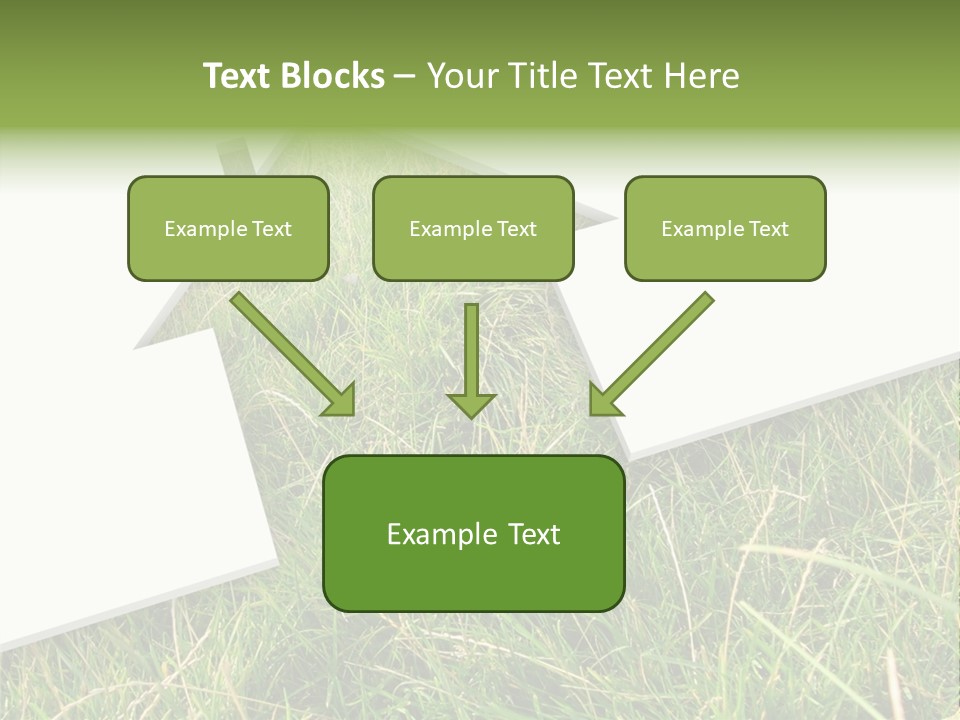 Model Garden Green PowerPoint Template