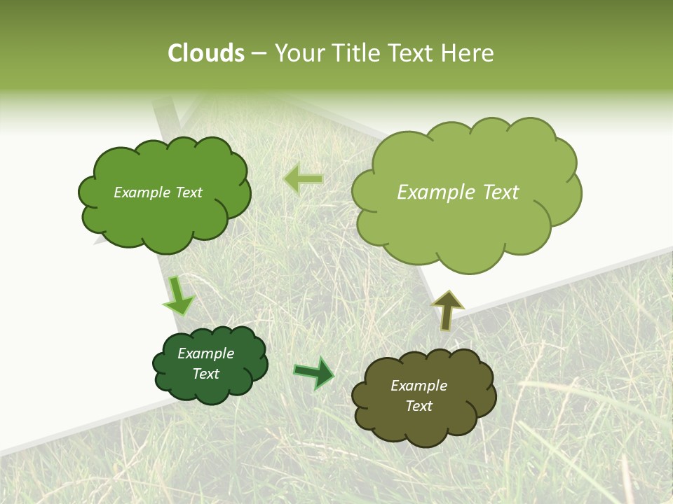Model Garden Green PowerPoint Template