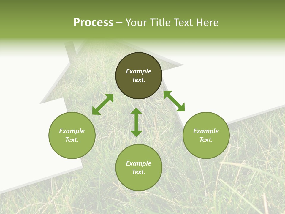 Model Garden Green PowerPoint Template