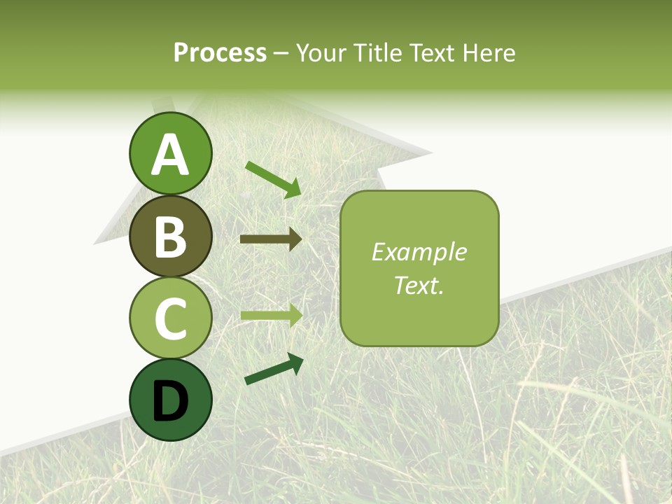 Model Garden Green PowerPoint Template