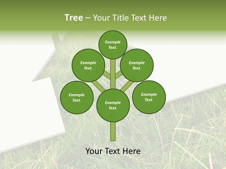Model Garden Green PowerPoint Template