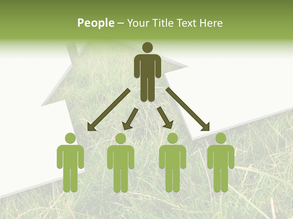 Model Garden Green PowerPoint Template