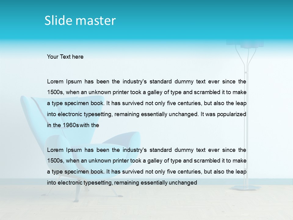 Interior Sparse Decorative PowerPoint Template