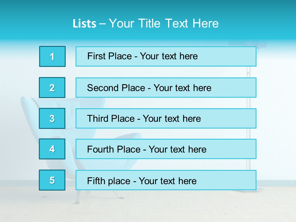 Interior Sparse Decorative PowerPoint Template