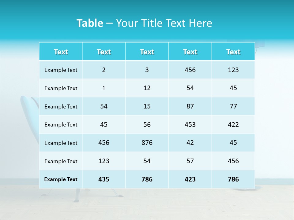 Interior Sparse Decorative PowerPoint Template