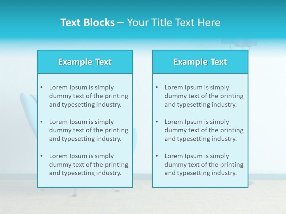 Interior Sparse Decorative PowerPoint Template