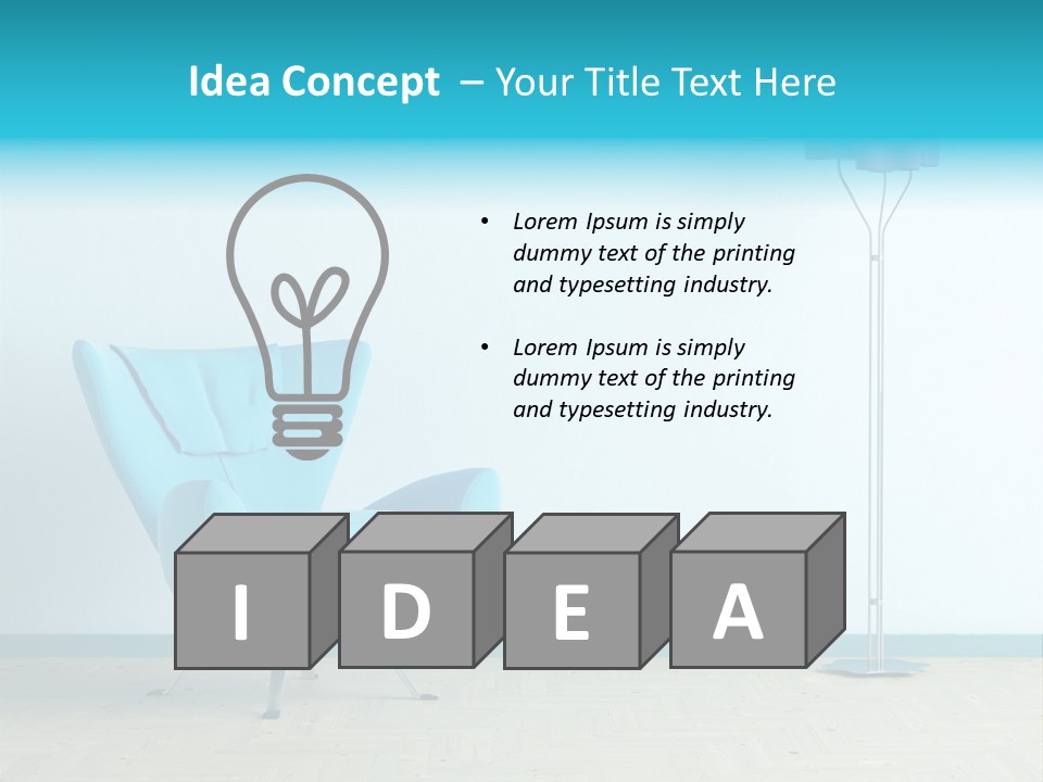 Interior Sparse Decorative PowerPoint Template