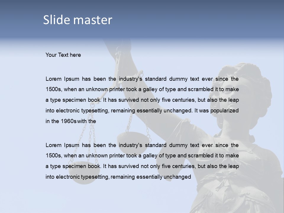 Monument Laws Hold PowerPoint Template