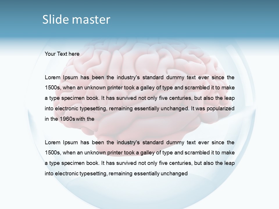 Background Ball Innovation PowerPoint Template