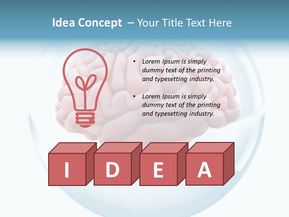 Background Ball Innovation PowerPoint Template