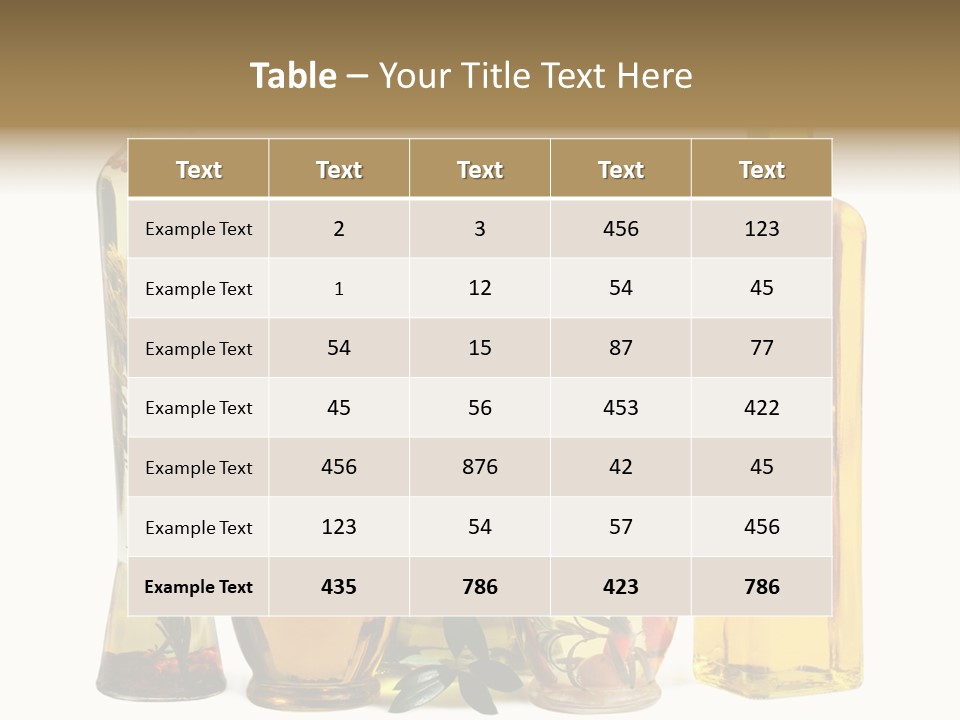 Color Lecithin Still PowerPoint Template
