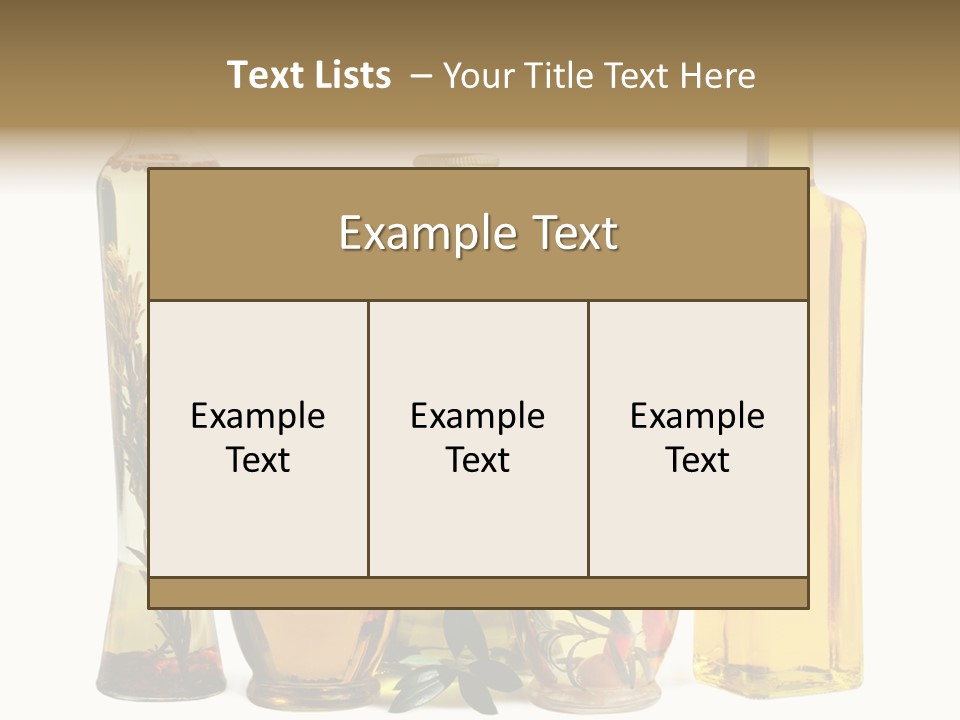 Color Lecithin Still PowerPoint Template