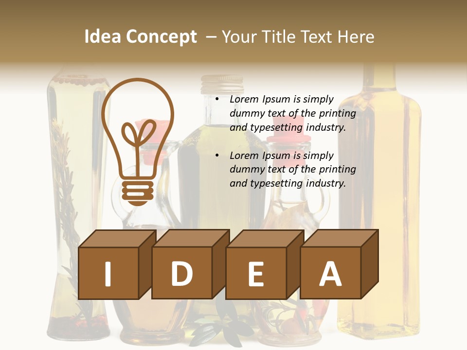 Color Lecithin Still PowerPoint Template