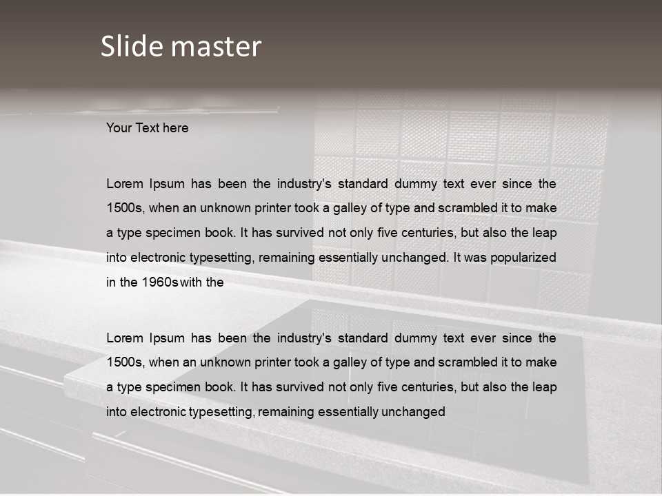 Decoration Architecture Room PowerPoint Template