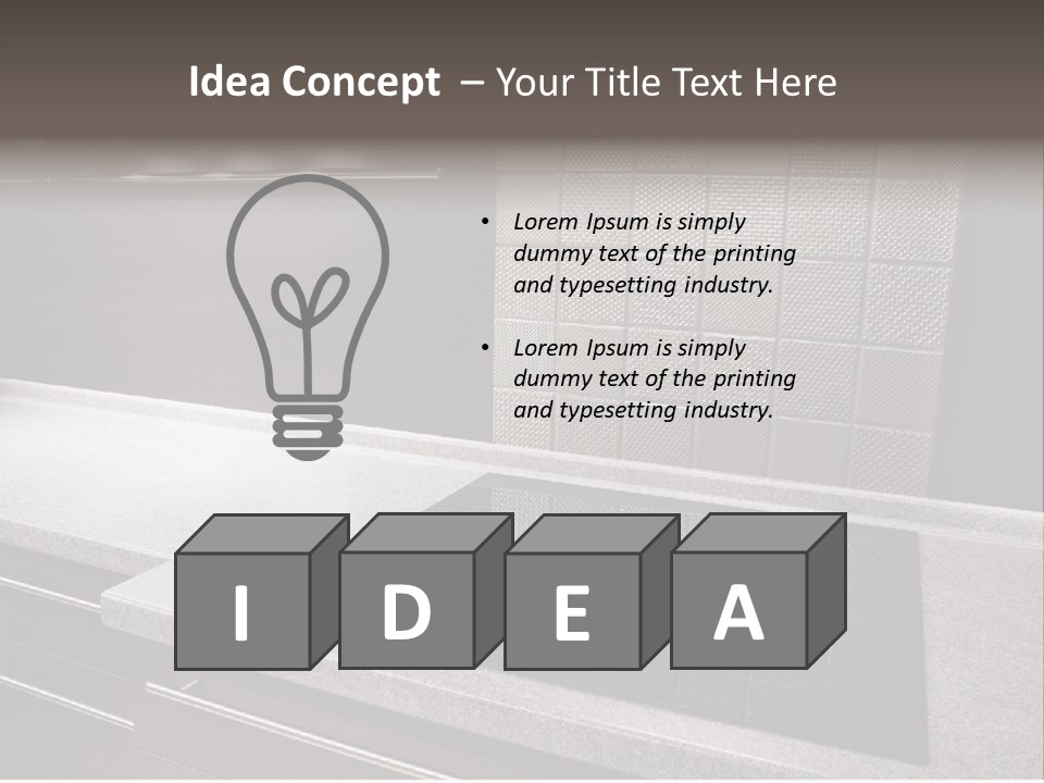 Decoration Architecture Room PowerPoint Template